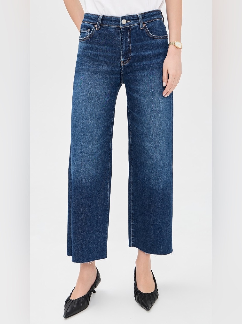 AG Adriano Goldschmied Saige Wide Leg Crop Outspoken Jeans Size 29